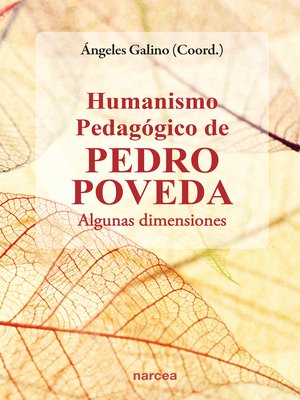 cover image of Humanismo pedagógico de Pedro Poveda